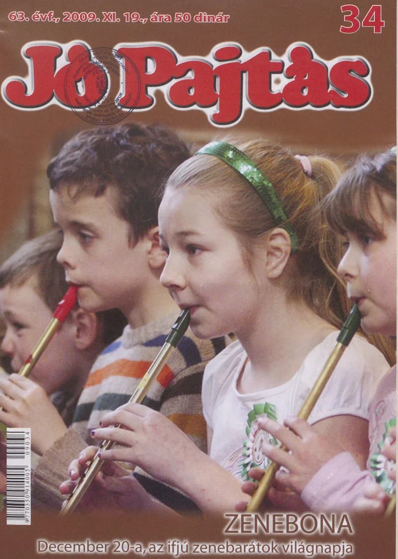 Jó Pajtás, 63. évf. 2009. november 19. 34. sz.