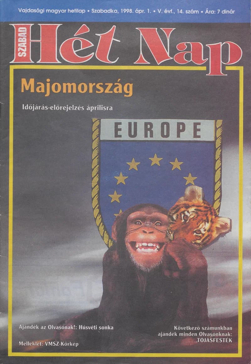 Szabad Hét Nap, 5. évf. 1998. április 1. 14. sz.