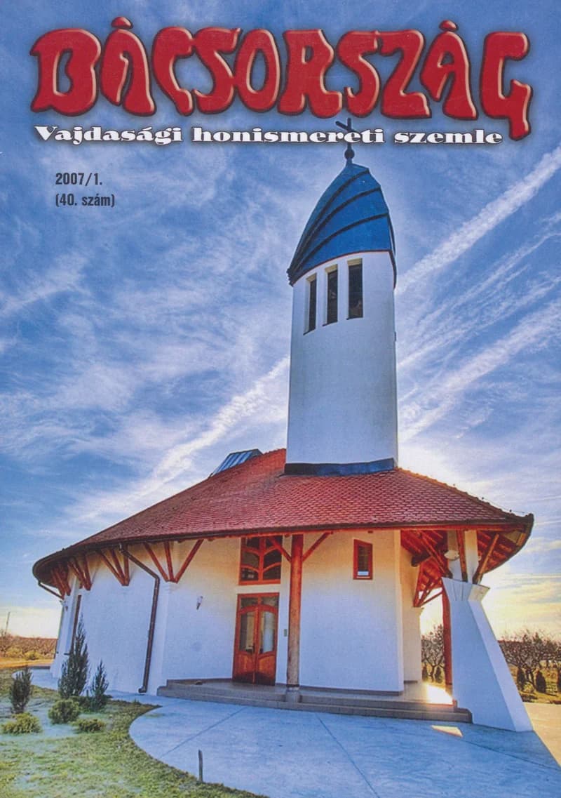 Bácsország, 13. évf. 2007. 1. sz.
