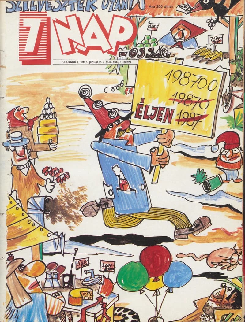 7 Nap, 42. évf. 1987. január 2. 1. sz. 1–36. oldal