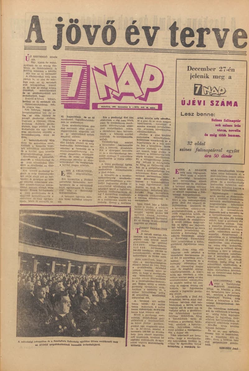 7 Nap, 18. évf. 1963. december 6. 48. sz. 1–20. oldal