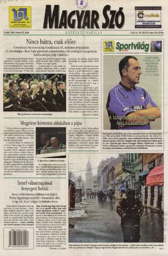 Magyar Szó, 62. évf. 2005. február 28. 48. sz. 1–12. oldal