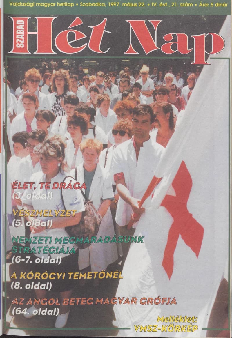 Szabad Hét Nap, 4. évf. 1997. május 22. 21. sz.