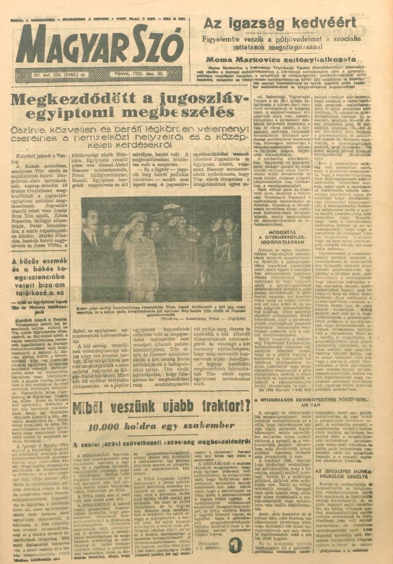 Magyar Szó, 12. évf. 1955. december 30. 356. sz. 1–8. oldal