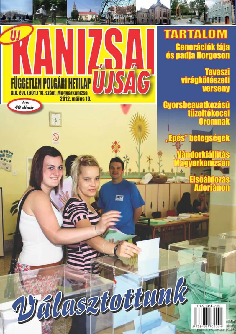 Új Kanizsai Újság, 19. évf. 2012. május 10. 18. sz.