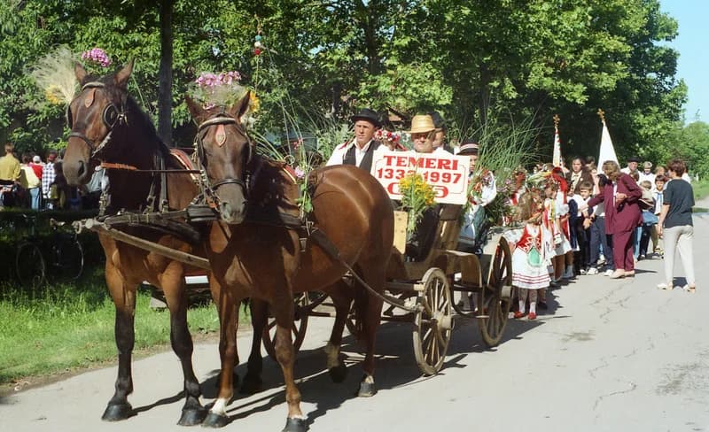 Illés-napi menet Temerinben, 1997. július 20-án