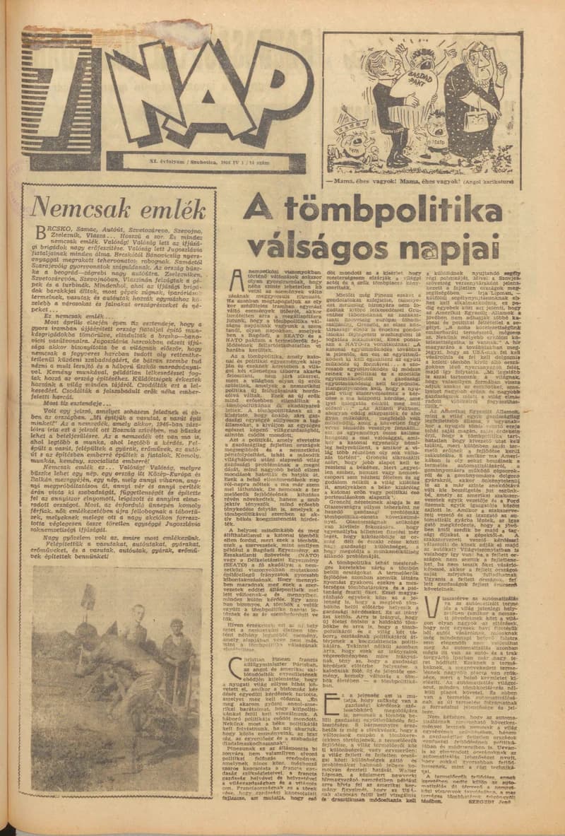 7 Nap, 11. évf. 1956. április 1. 14. sz.