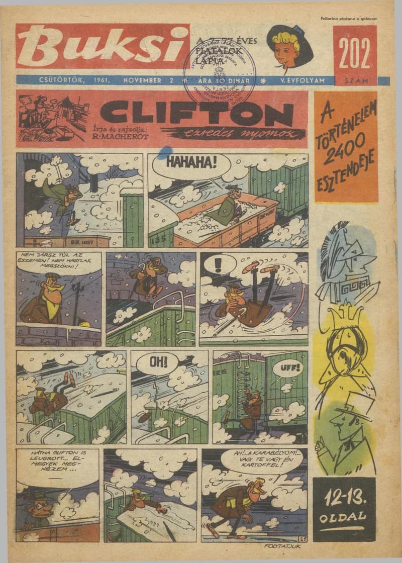 Buksi, 5. évf. 1961. november 2. 202. sz.