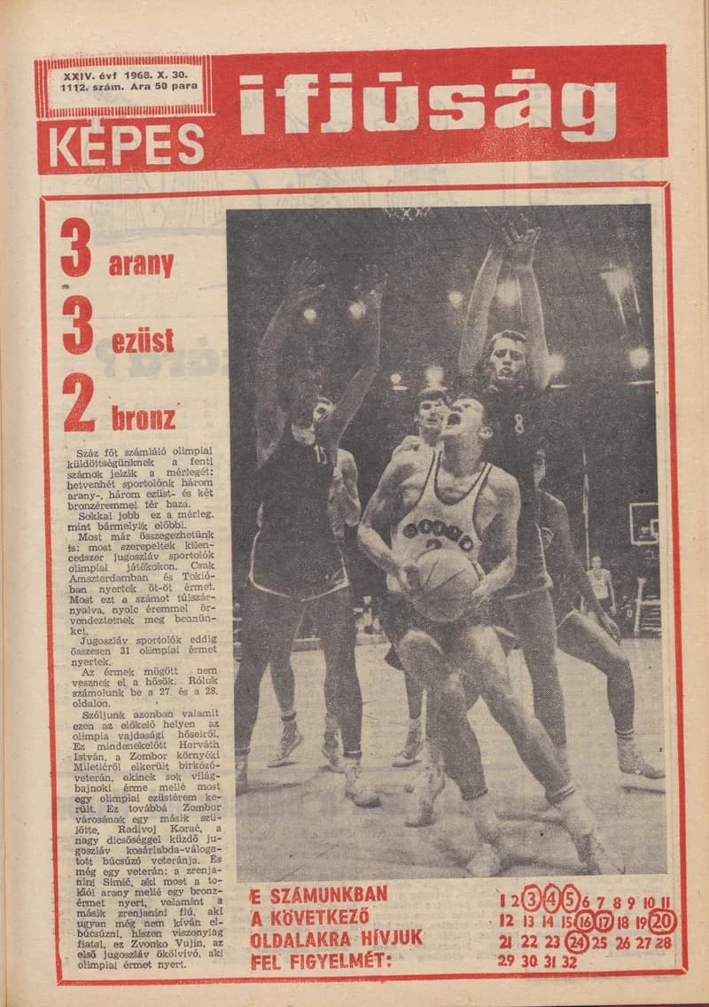 Képes Ifjúság, 24. évf. 1968. október 30. 1112. sz. 1–32. oldal