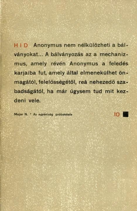 Híd, 29. évf. 1965. október. 10. sz. 1157–1316. oldal
