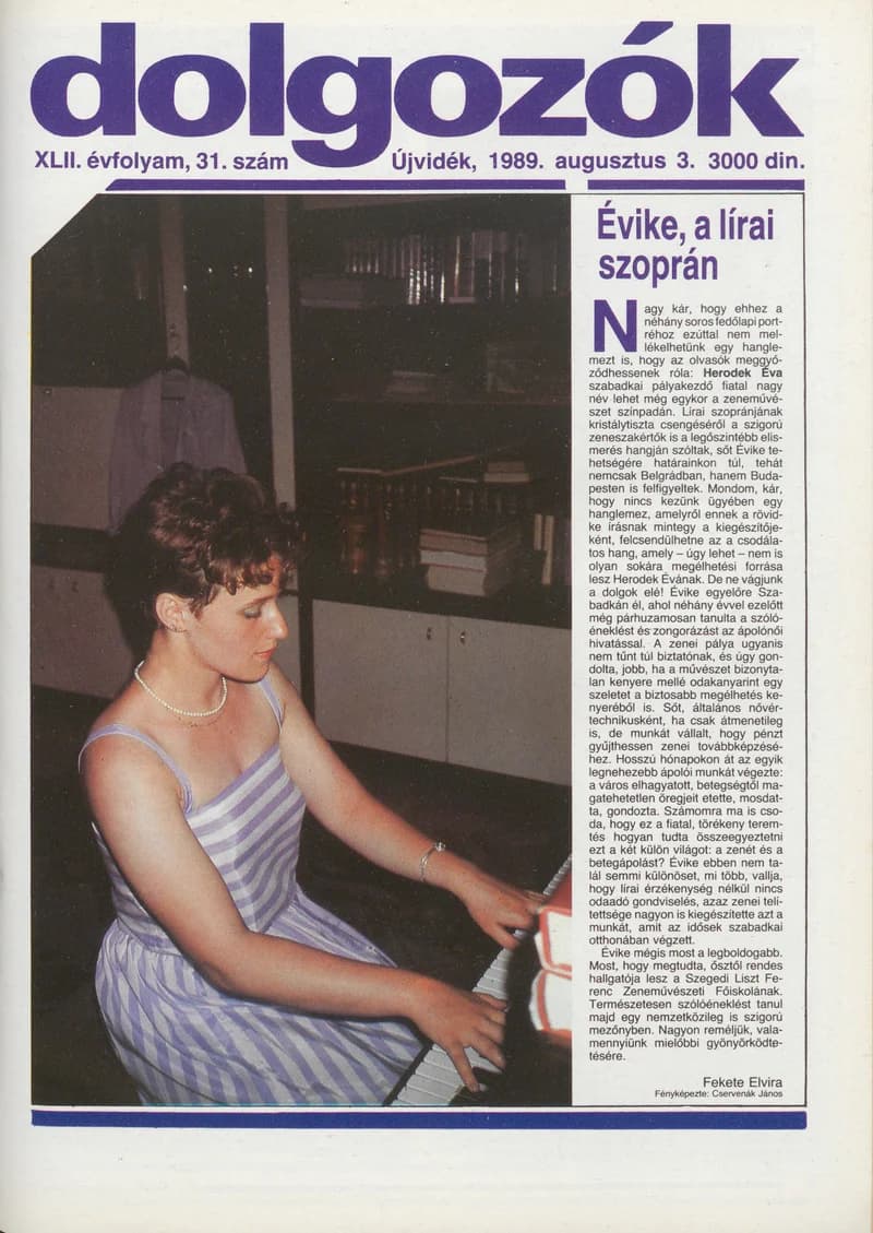 Dolgozók, 43. évf. 1989. augusztus 3. 31. sz.