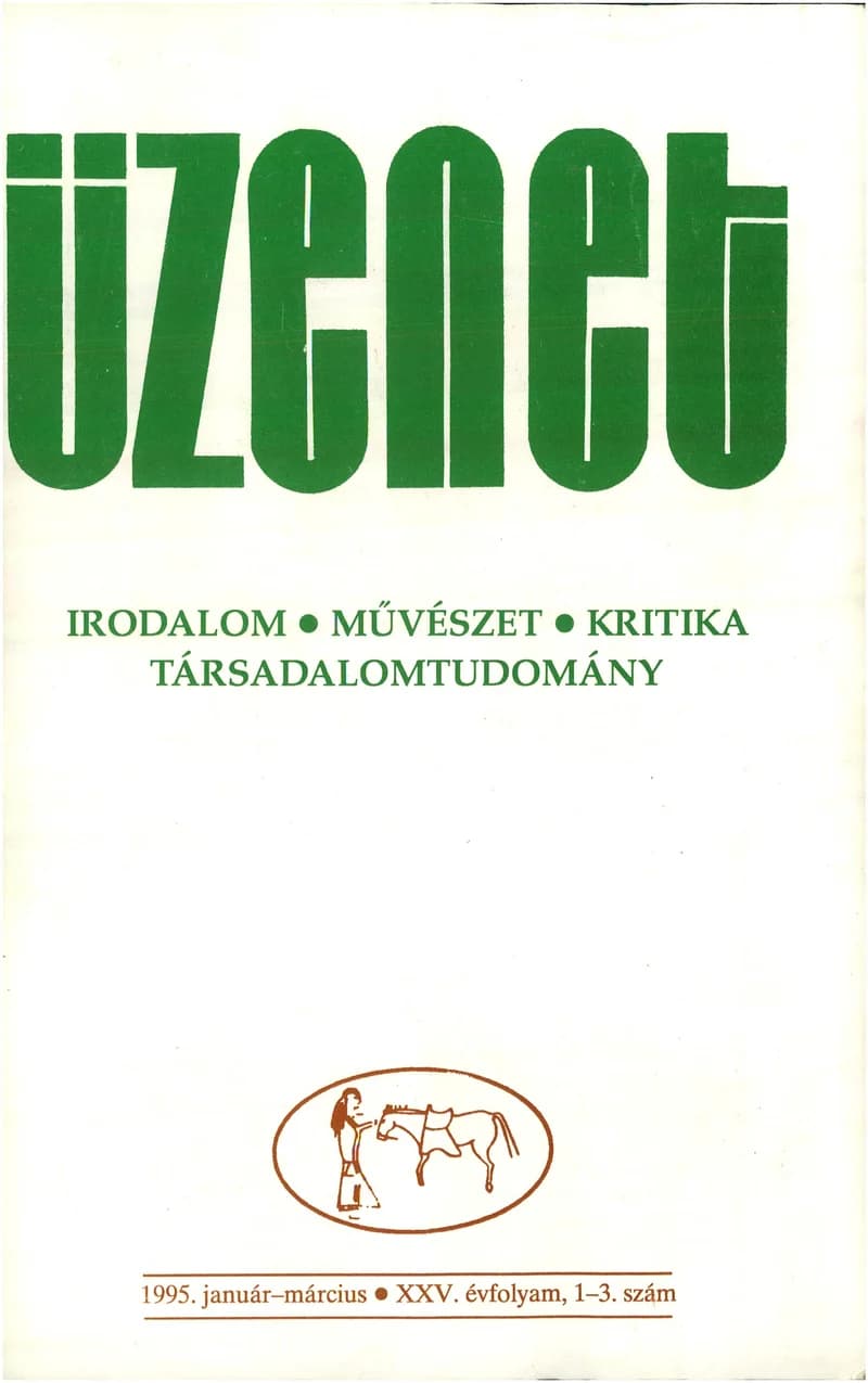 Üzenet, 25. évf. 1995. január – március. 1–3. sz. 1–180. oldal