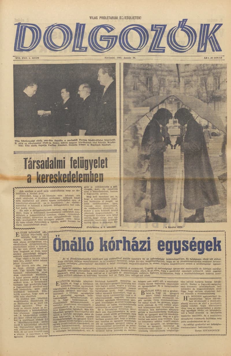 Dolgozók, 16. évf. 1962. január 26. 5. sz.