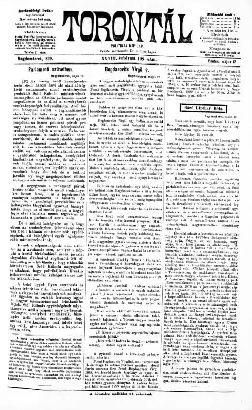 Torontál, 28. évf. 1899. május 12. 108. sz.