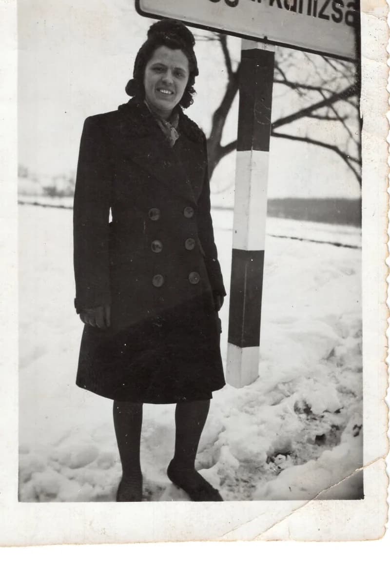 Magyar településtáblával 1942-ben