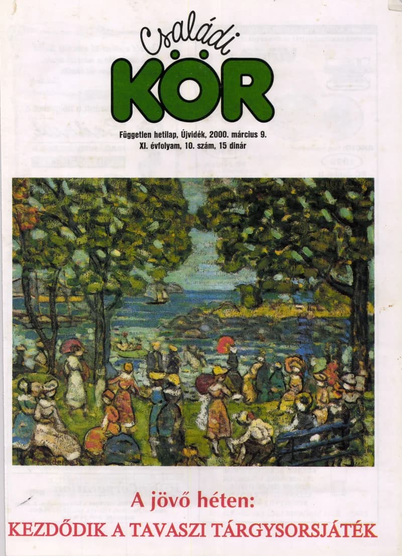 Családi Kör, 11. évf. 2000. március 9. 10. sz.