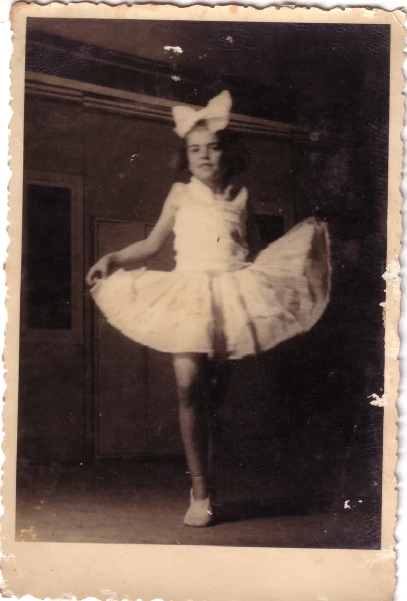 Balettozó kislány
