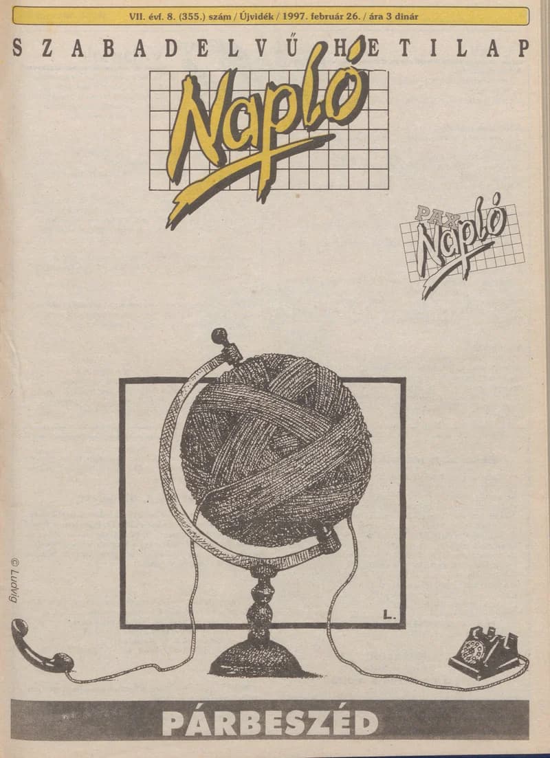 Napló - Szabadelvű hetilap, 8. évf. 1997. február 26. 355. sz.