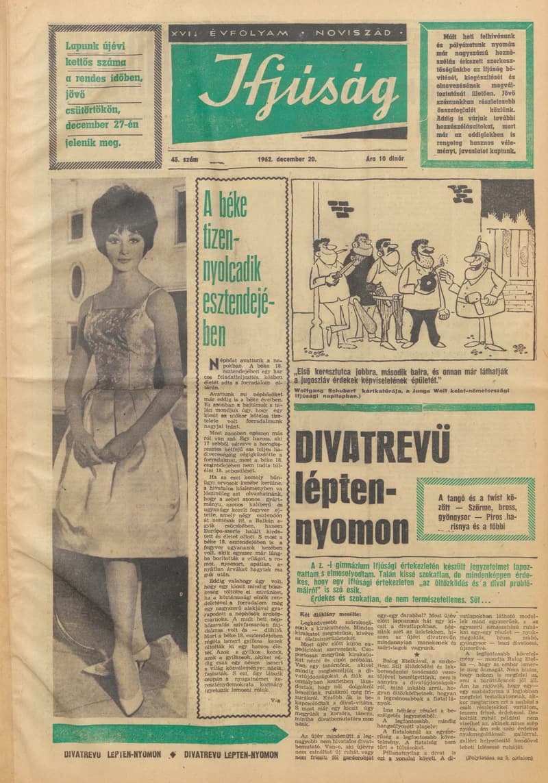 Ifjúság, 18. évf. 1962. december 20. 43. sz.