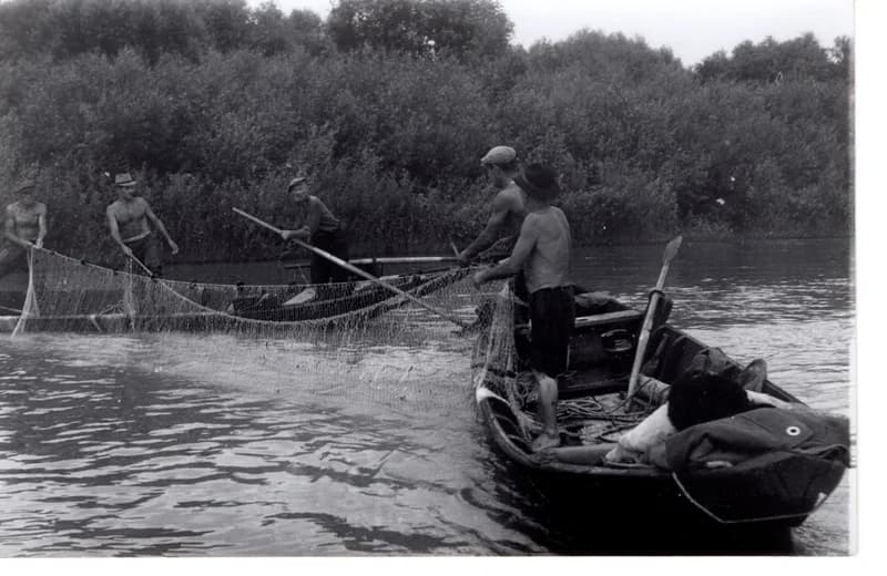 Halászok munka közben