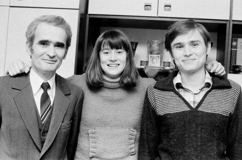 Kiss István és Kiss Gabriella  a Néphősök iskolában