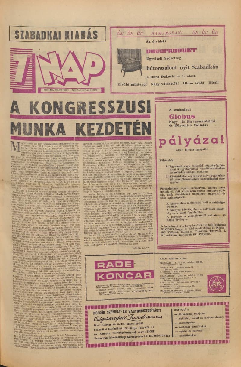 7 Nap, 24. évf. 1969. február 7. 6. sz. 1–16. oldal