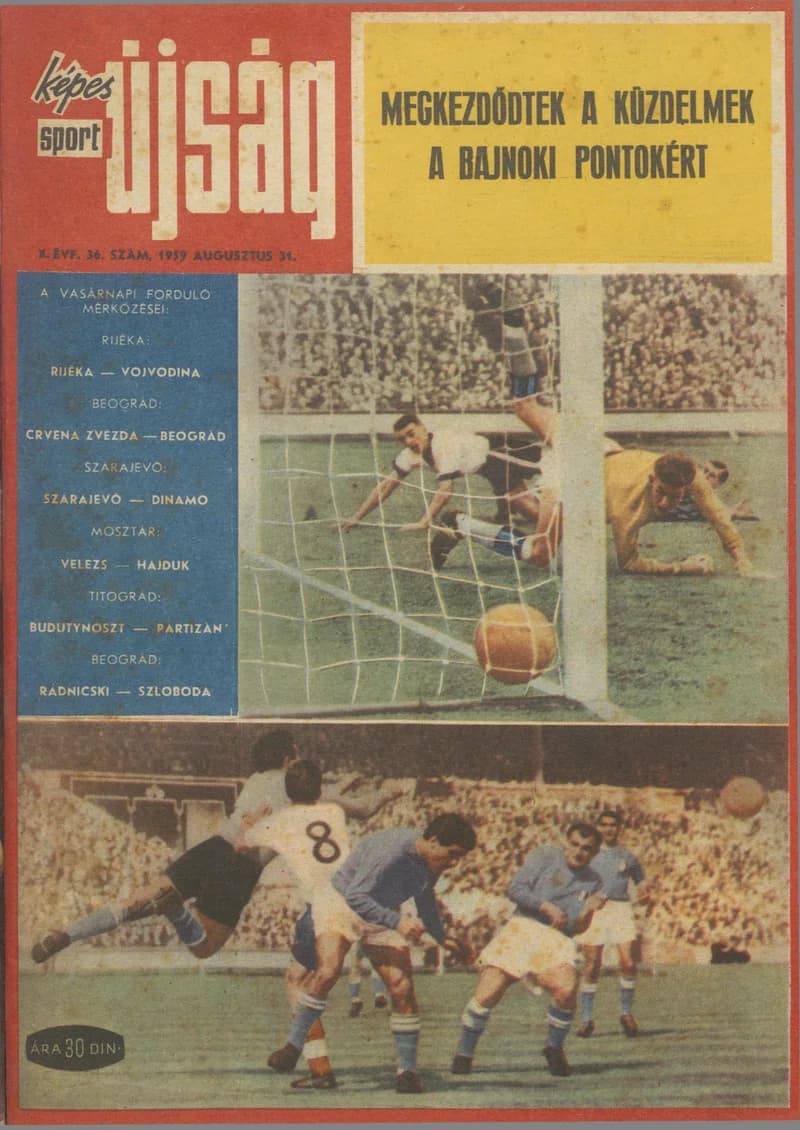 Hétfői Magyar Szó, 10. évf. 1959. augusztus 31. 36. sz.