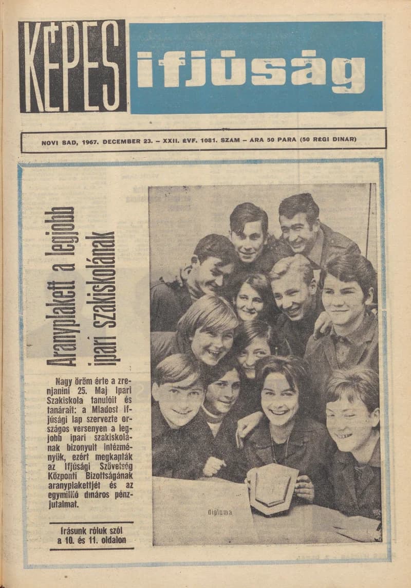 Képes Ifjúság, 23. évf. 1967. december 23. 39. sz. 1–32. oldal