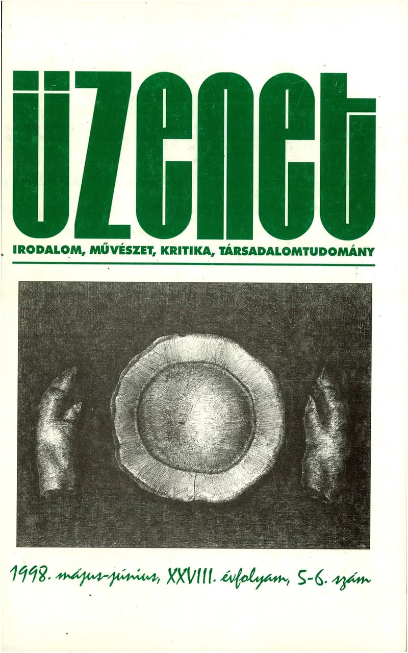 Üzenet, 28. évf. 1998. május – június. 5–6. sz. 1–162. oldal