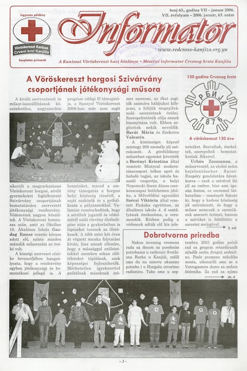 Informator, 7. évf. 2006. január 1. 63. sz.
