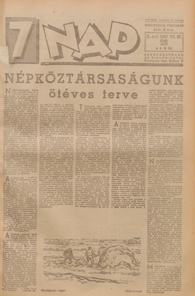 7 Nap, 2. évf. 1947. június 27. 26. sz. 1–10. oldal