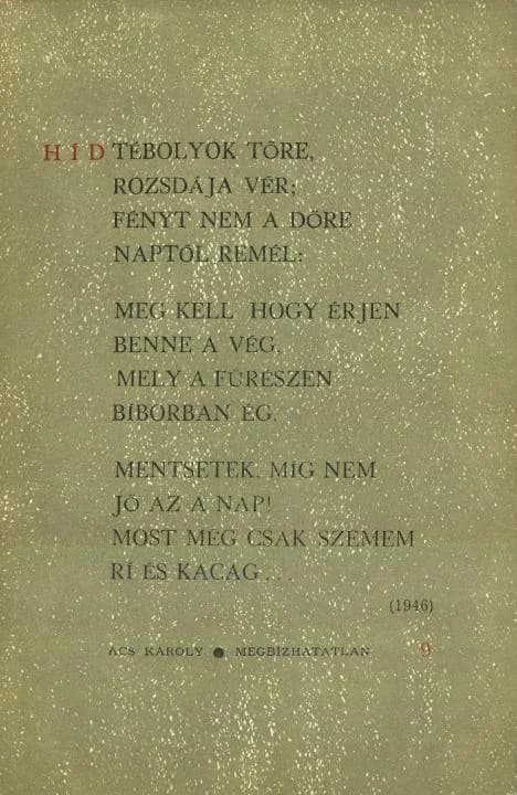 Híd, 28. évf. 1964. szeptember. 9. sz. 905–1058. oldal