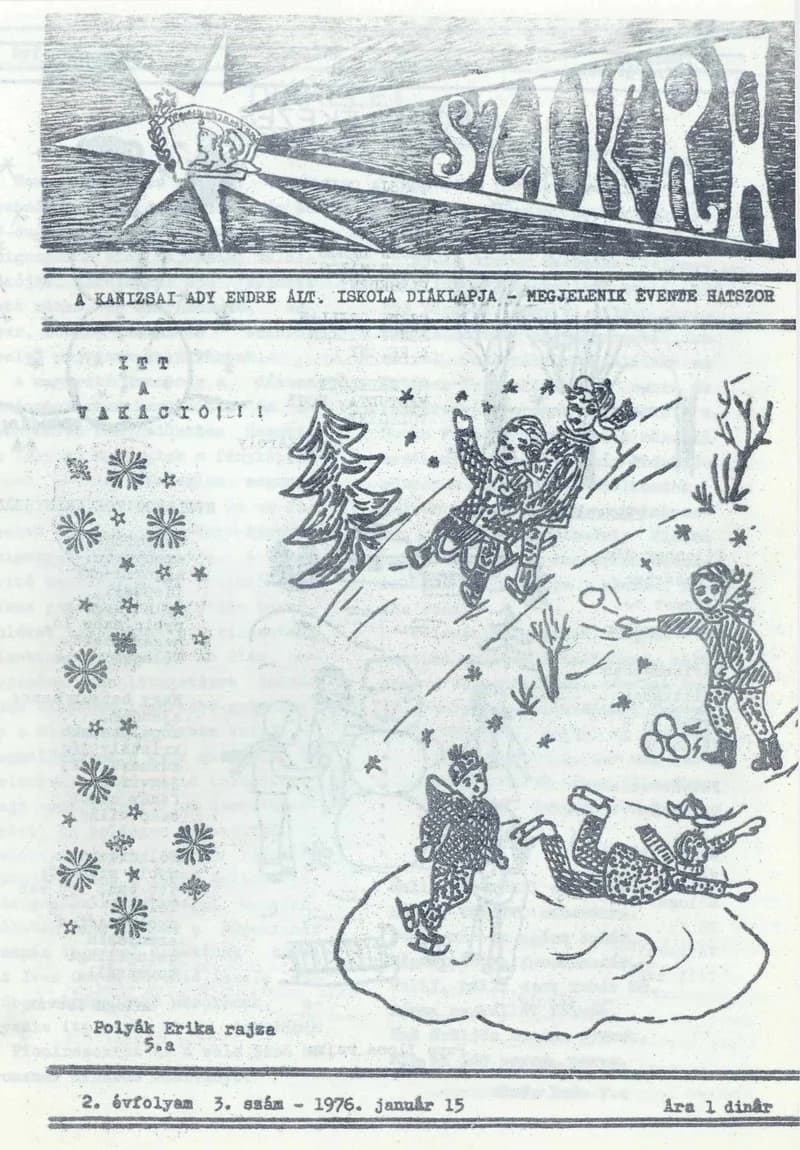 Szikra, 3. évf. 1976. január 15. 3. sz.