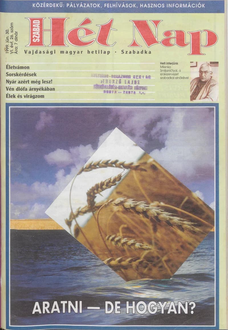 Szabad Hét Nap, 6. évf. 1999. június 30. 26. sz.