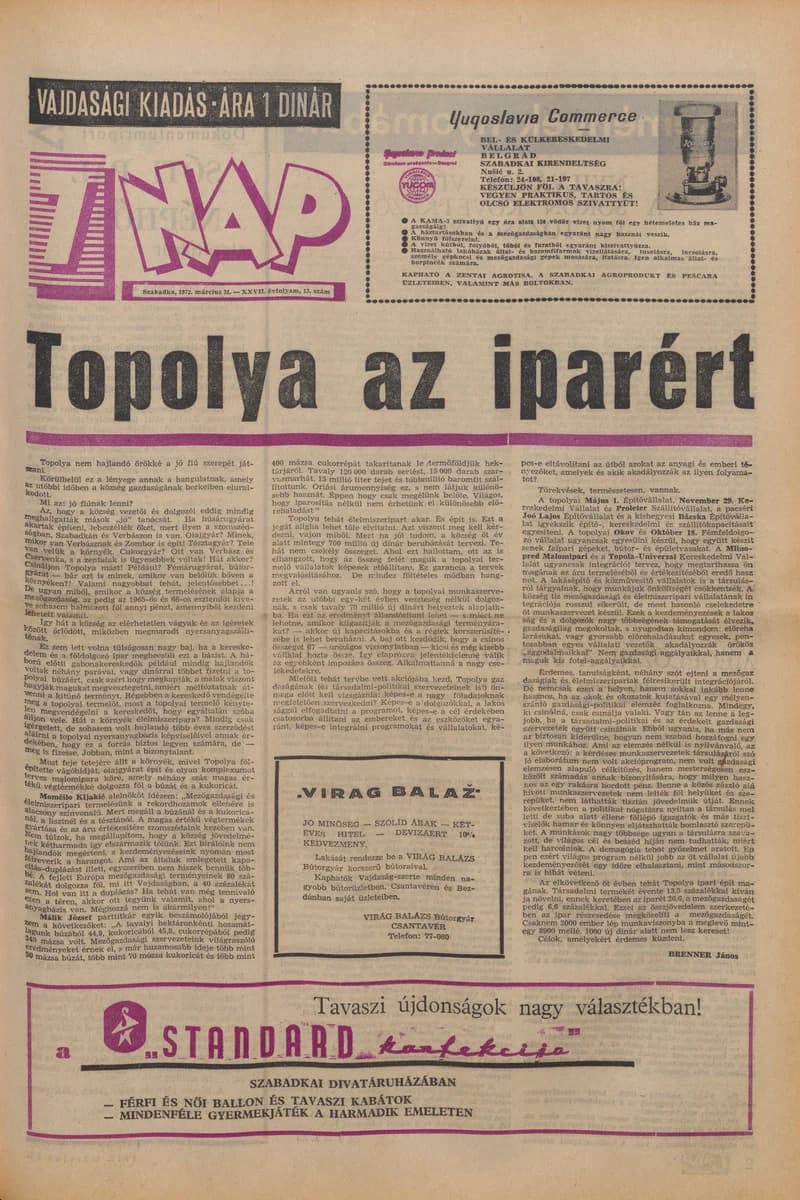 7 Nap, 27. évf. 1972. március 31. 13. sz. 1–28. oldal
