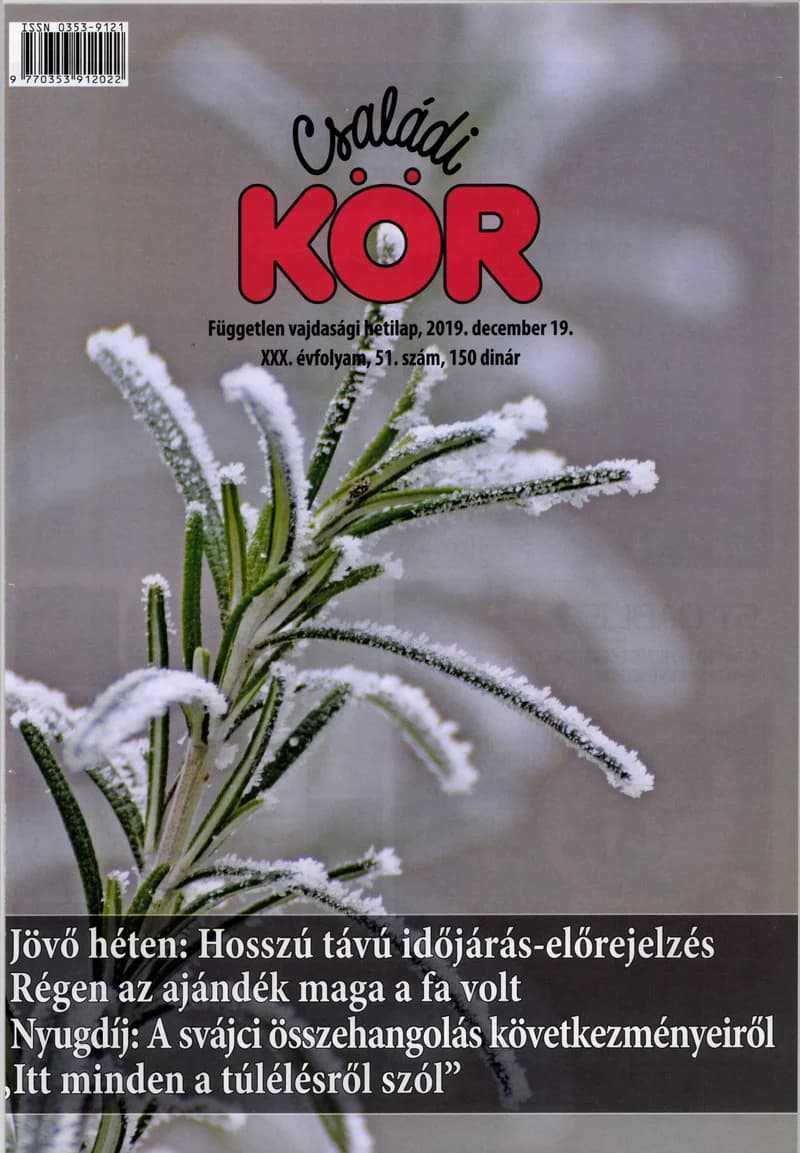 Családi Kör, 30. évf. 2019. december 19. 51. sz.