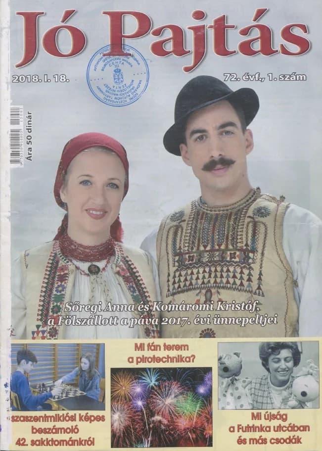 Jó Pajtás, 72. évf. 2018. január 18. 1. sz.