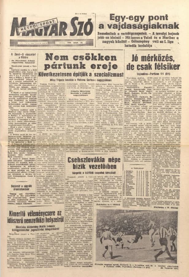 Magyar Szó, 25. évf. 1968. szeptember 23. 263. sz. 1–14. oldal