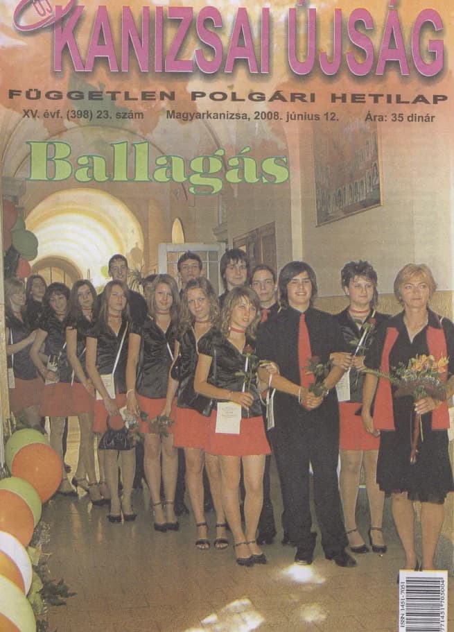 Új Kanizsai Újság, 15. évf. 2008. június 12. 23. sz.