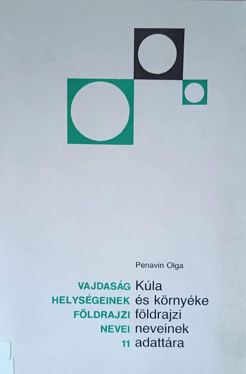 Kúla és környéke földrajzi neveinek adattára