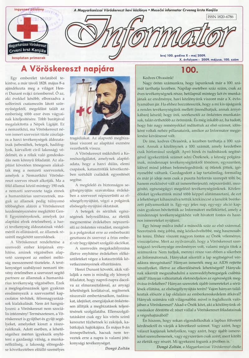 Informator, 10. évf. 2009. május 1. 100. sz.