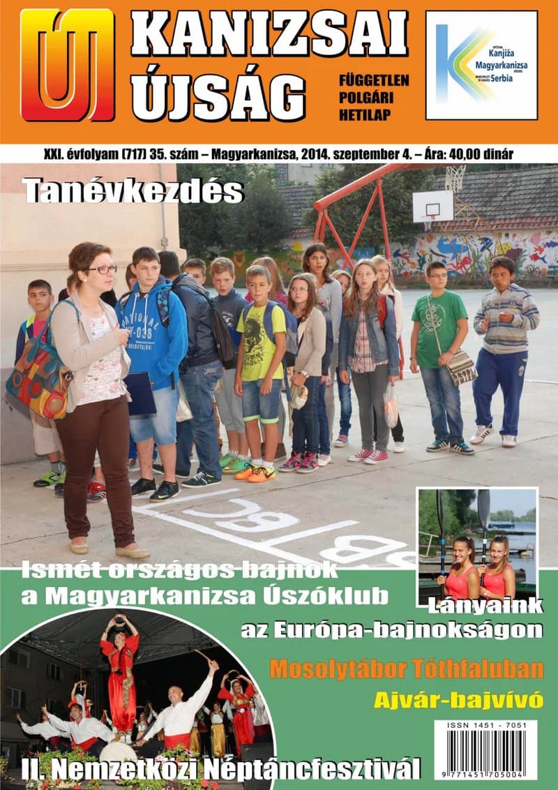 Új Kanizsai Újság, 21. évf. 2014. szeptember 4. 35. sz.