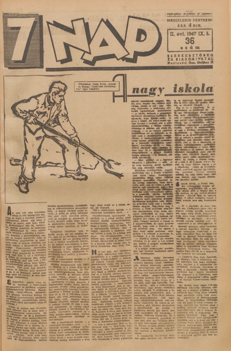 7 Nap, 2. évf. 1947. szeptember 5. 36. sz. 1–10. oldal