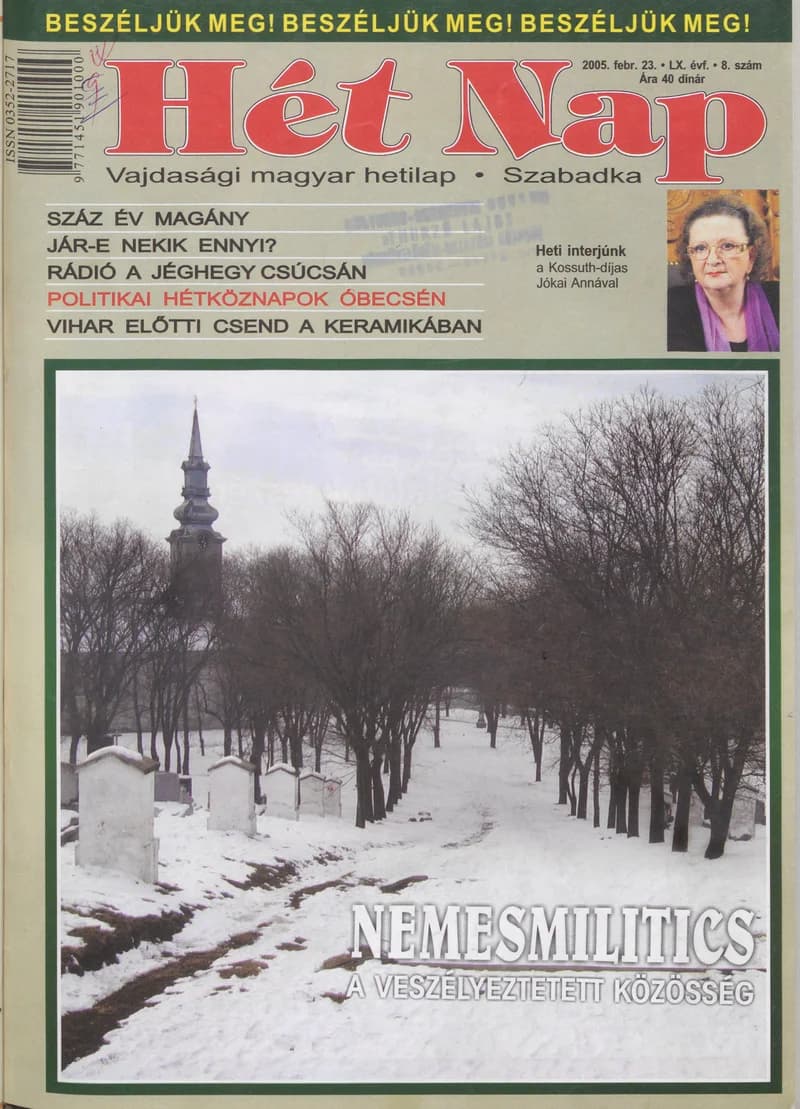 7 Nap, 60. évf. 2005. február 23. 8. sz.