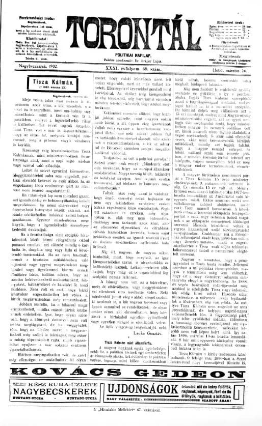 Torontál, 31. évf. 1902. március 24. 69. sz.