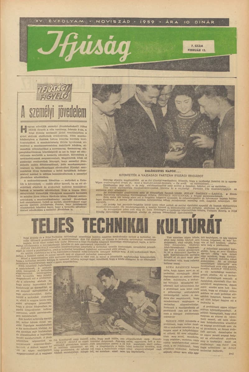 Ifjúság, 15. évf. 1959. február 12. 7. sz.