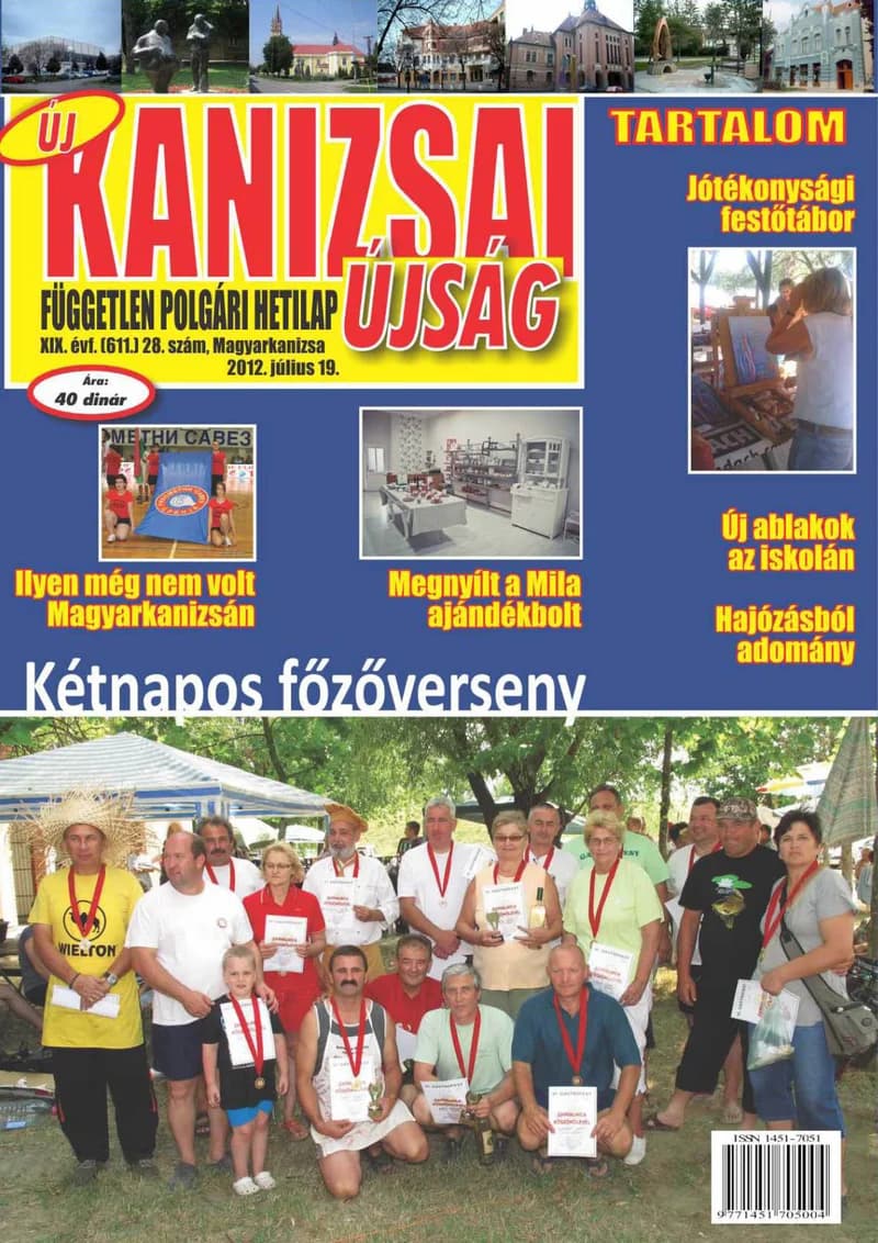 Új Kanizsai Újság, 19. évf. 2012. július 19. 28. sz.