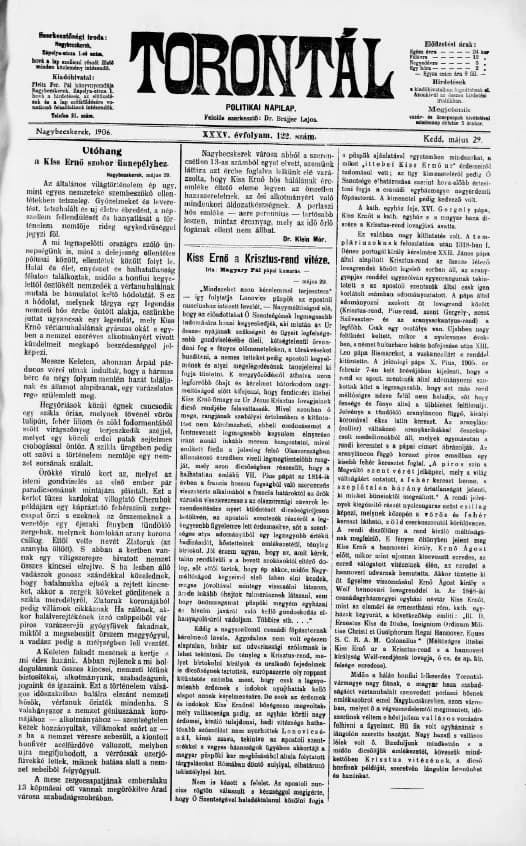 Torontál, 35. évf. 1906. május 29. 122. sz.