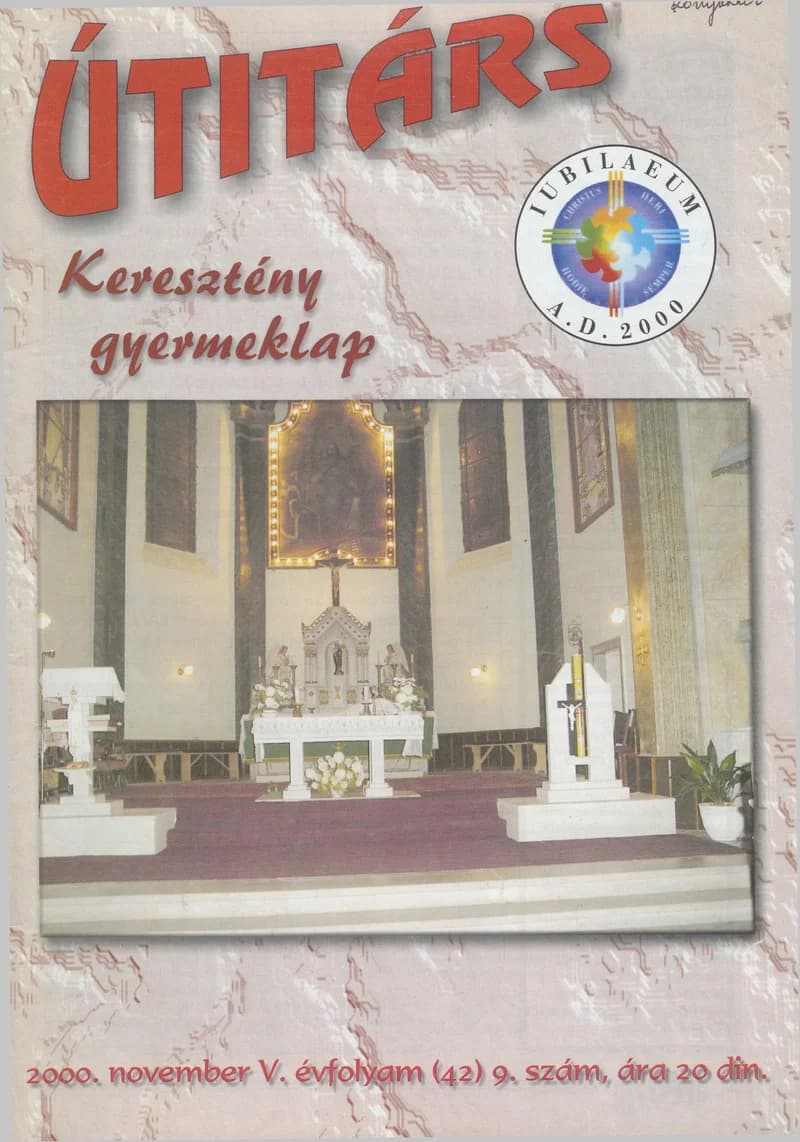 Útitárs, 5. évf. 2000. november. 9. sz.
