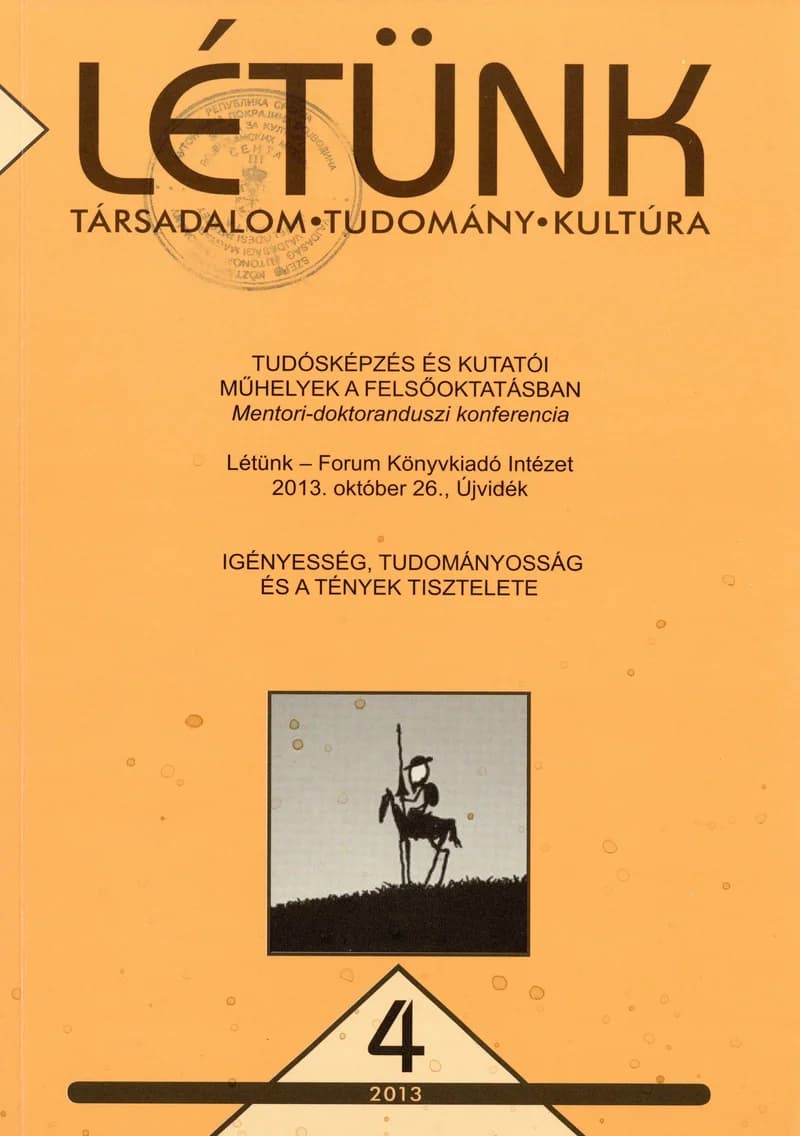 Létünk, 43. évf. 2013. 4. sz. 1–174. oldal